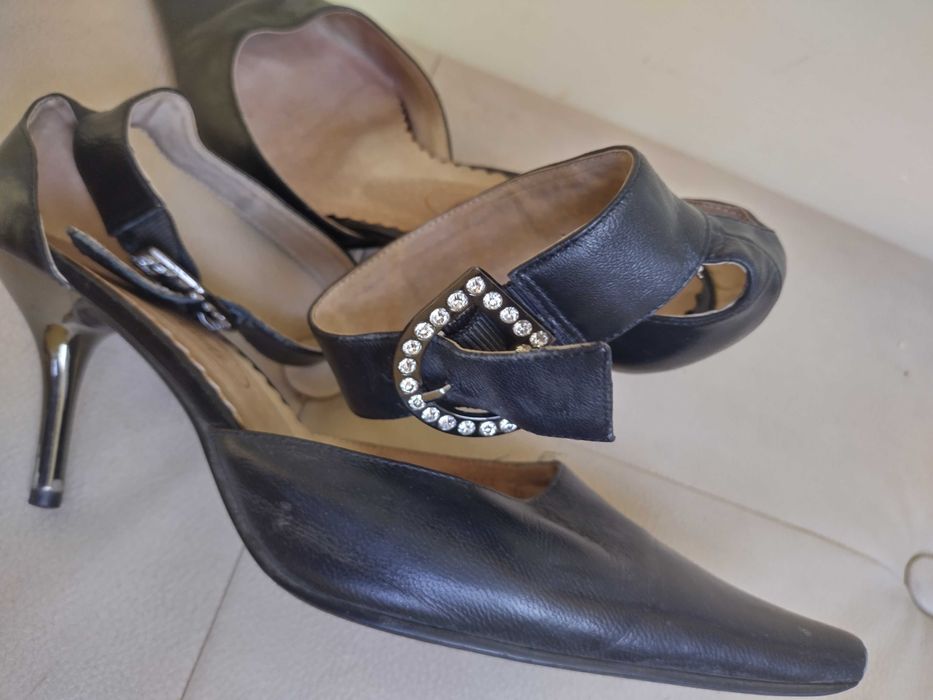 Обувки с ток Luis Cardy естествена кожа