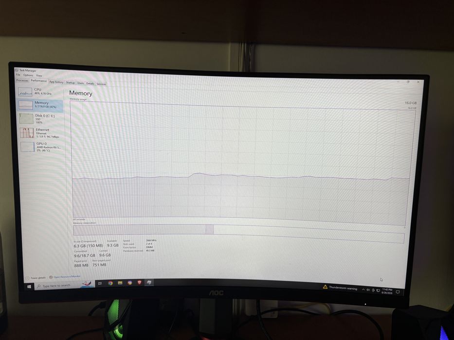 PC Gaming Ryzen 7 3800X + RX 5700 XT 8GB + 16GB RAM + SSD 512GB + AOC 240Hz