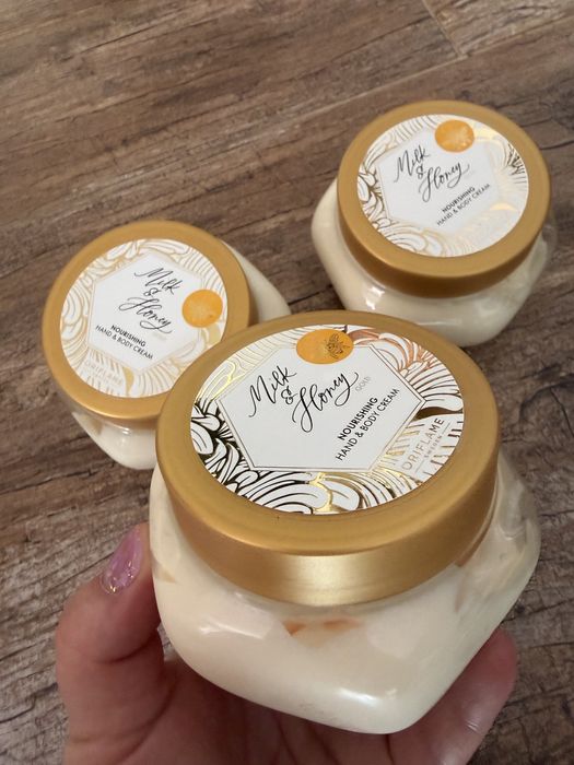 Подхранващ крем за ръце & тяло Milk & Honey Gold