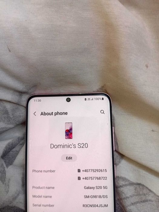 Samsung Galaxy S20 5G RAM 12 GB / 128 GB stocare