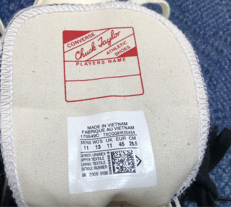 Converse Chuck Taylor All-Star 70 Hi Brain Dead бруталните кецове - 45