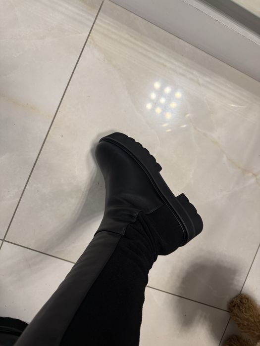 Stuart Weitzman кожени чизми Намалени!