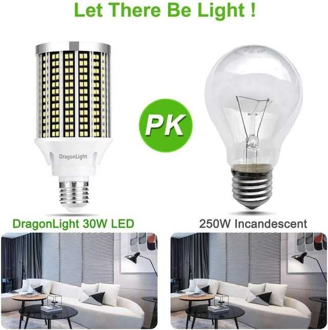 DragonLight 50W  LED крушки  (400W еквивалент) - E27 6000к