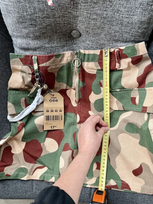 Fusta denim, Army, Jennyfer, S/36