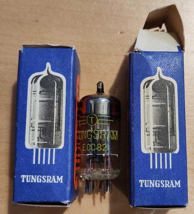 Set tuburi audio Tungsram ECC82