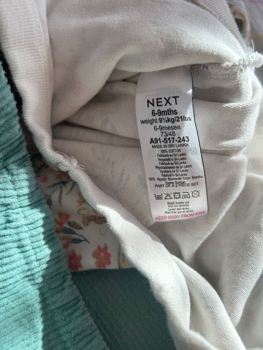 Сукман с боди Next 6-9 месеца
