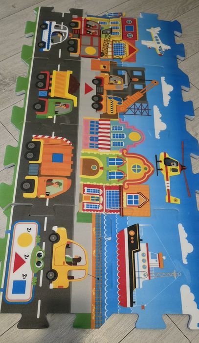 Covor spuma puzzle 4 seturi