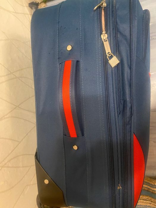 Куфар текстилен - син