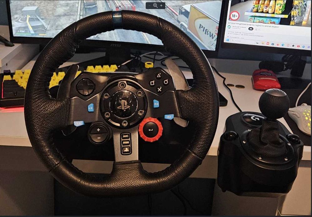 Logitech g29 force feedback+shifter