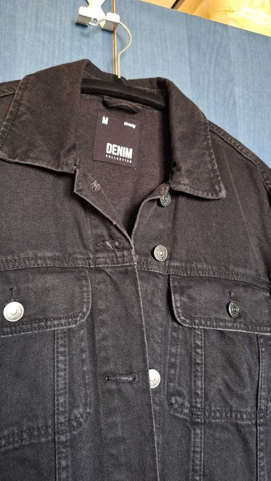 Geacă denim neagră damă mărimea M – Denim Collection