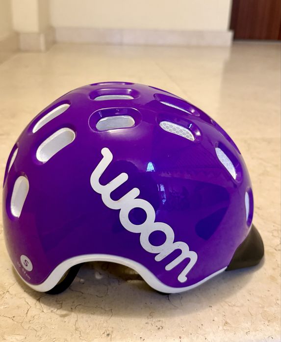 Bicicletă copii Woom 3 – ediție specială Purple/Blue +casca