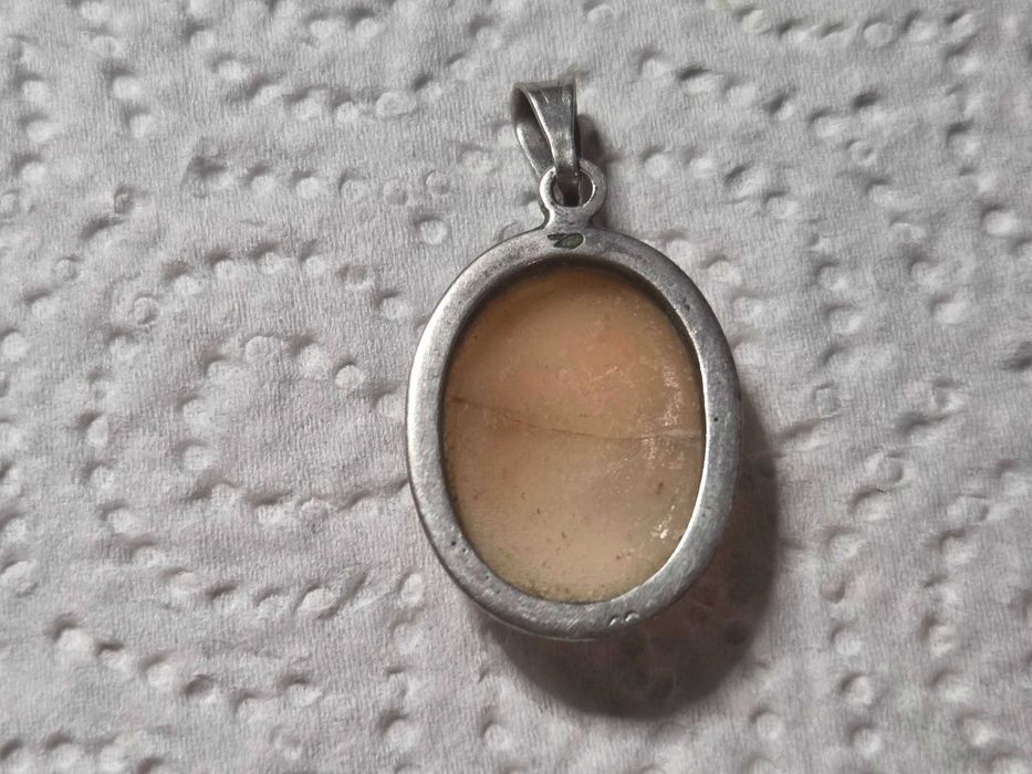 Camee vintage argint