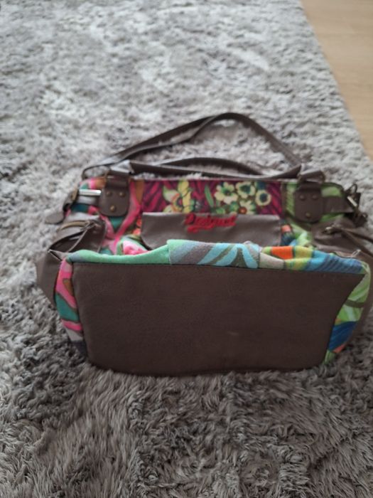 Covor gri fir lung, 80 x 150 cm, 2 buc identice+ geanta Desigual cadou