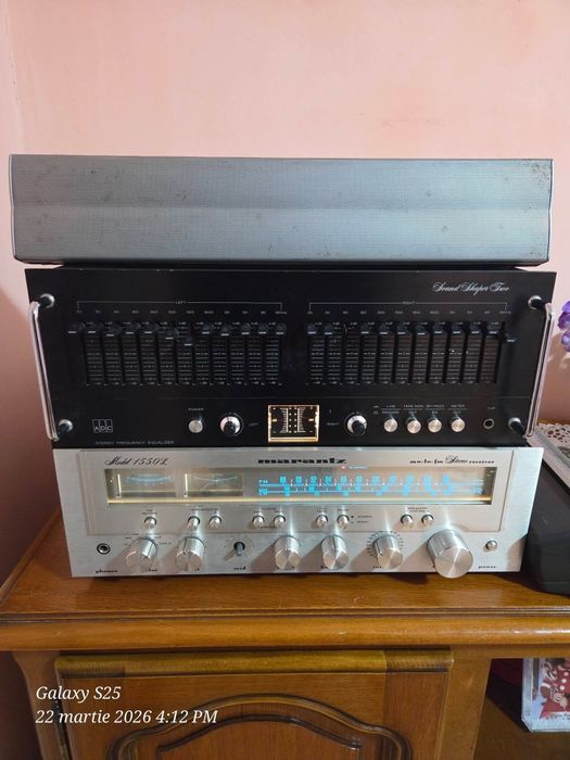 Vand Marantz 1550 L si Egalizator grafic stereo vintage ADC Sound Shaper Two