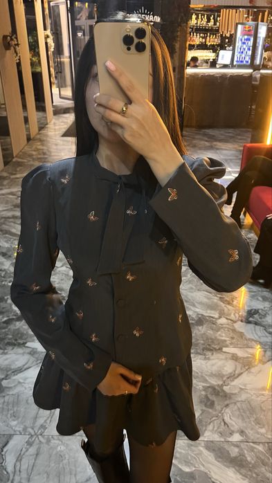 Костюм-двойка (пиджак+юбка)