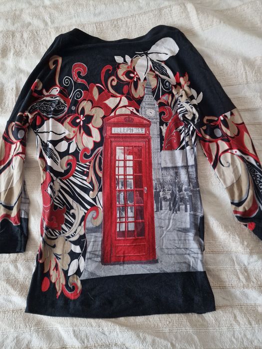 Bluza mâneci treisferturi Madame xs