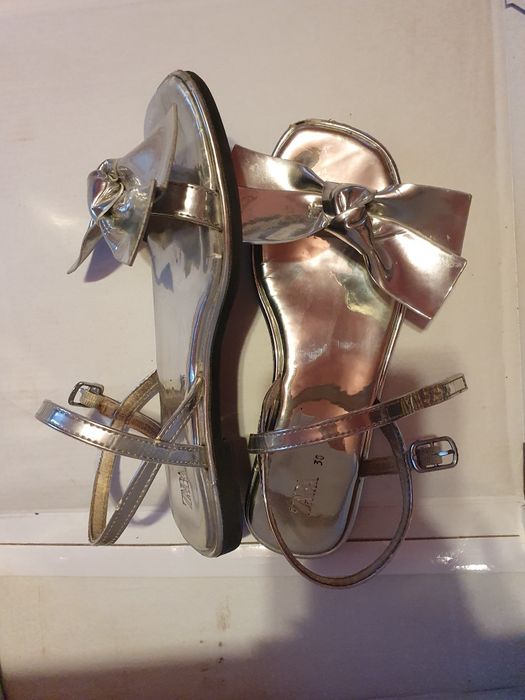 Sandale 36 Zara argintii