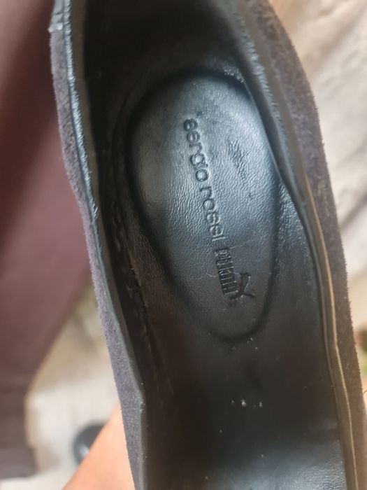 Sergio Rossi & Puma, естествен велур