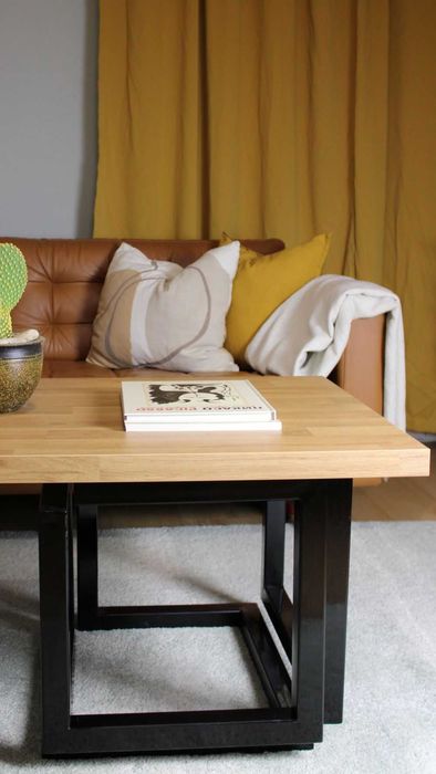 Метална основа за холна маса Рубик 50×50×45 см – профил 40×40