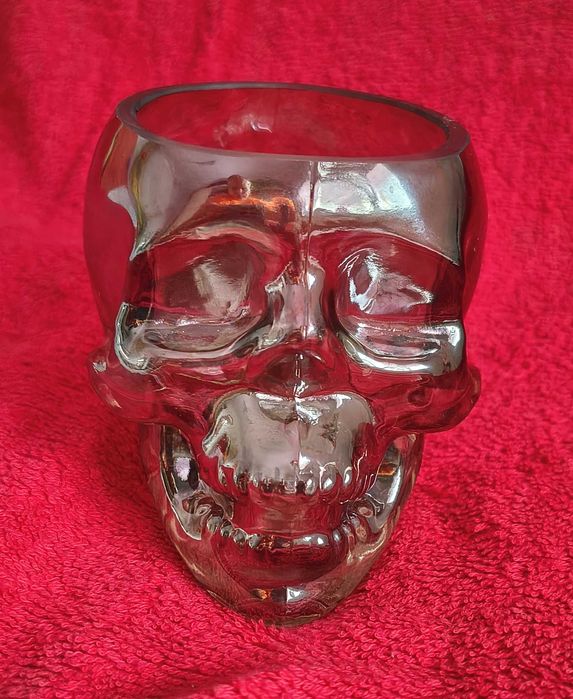 Scrumiera Craniu Uman din cristal