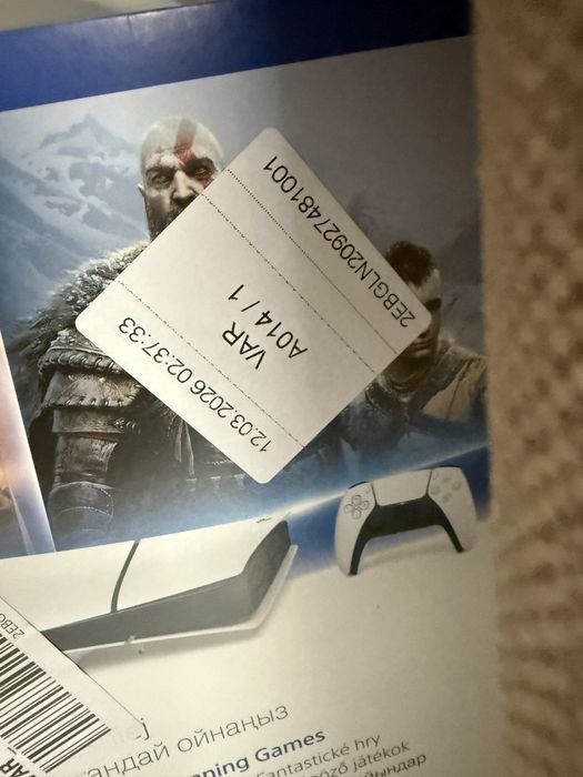 Playstation 5 1tb + застраховка като чисто нов!