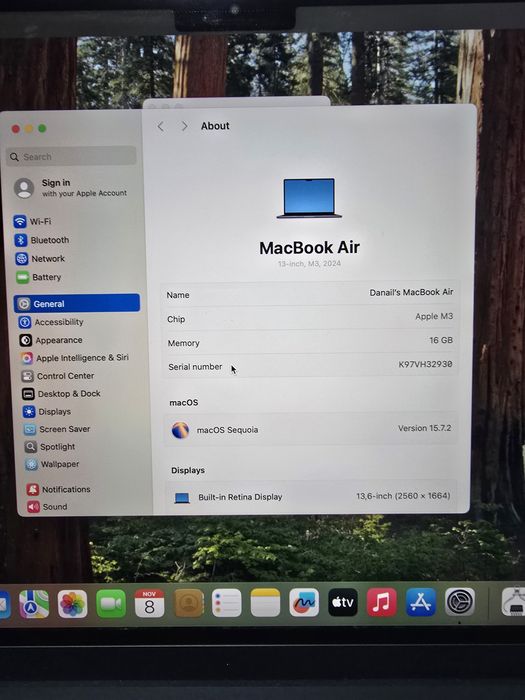 НОВ! Macbook Air M3 16GB