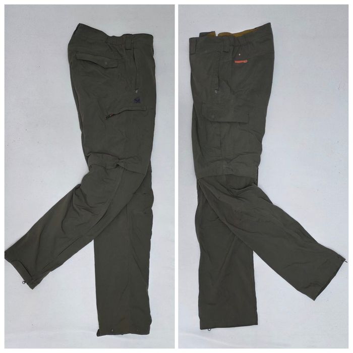 Pantaloni tehnici 2 în 1 Salewa Pordoi Drytons munte, trekking, vânătoare, padurar, nr. 102 sau M ptr. bărbați, dark olive