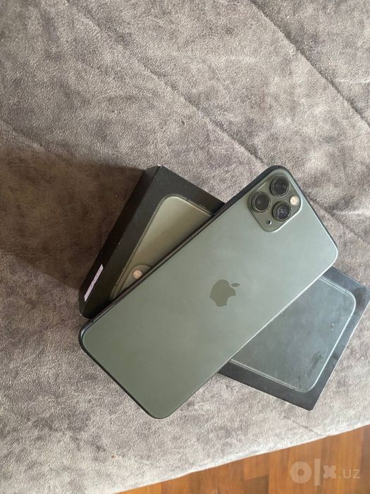 Iphone 11 Pro Max Green Full Karobka Bor