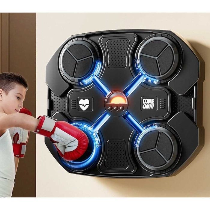 Интерактивна боксова играчка с музика, светлини и ръкавици