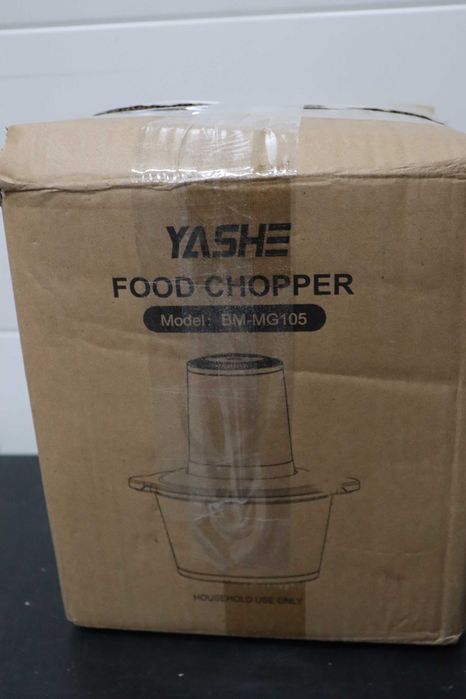 YASHE Мини кухненски робот, месомелачка, 500W  1.8L 2ск. ЛЕК ДЕФЕКТ