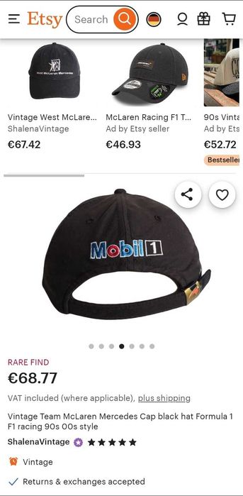 Șapca Team Mc Laren Mercedes