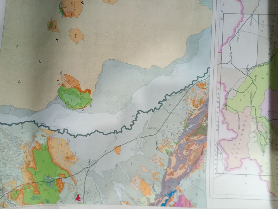 Геологические и географические карты