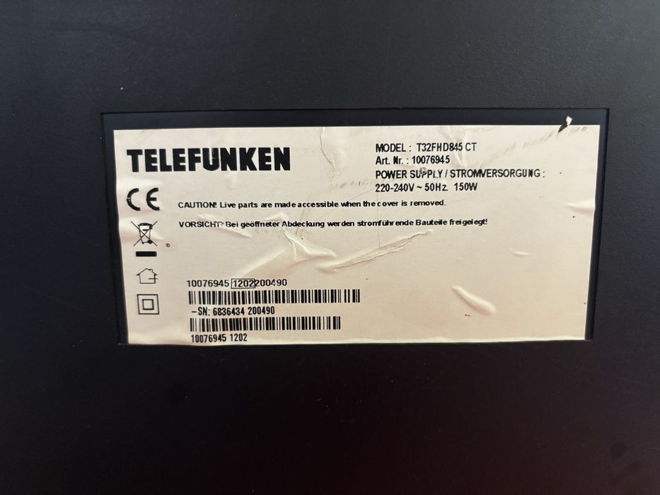 Vand televizor Full HD Telefunken
