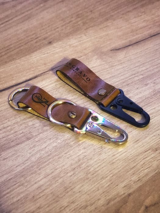 Breloc piele naturala