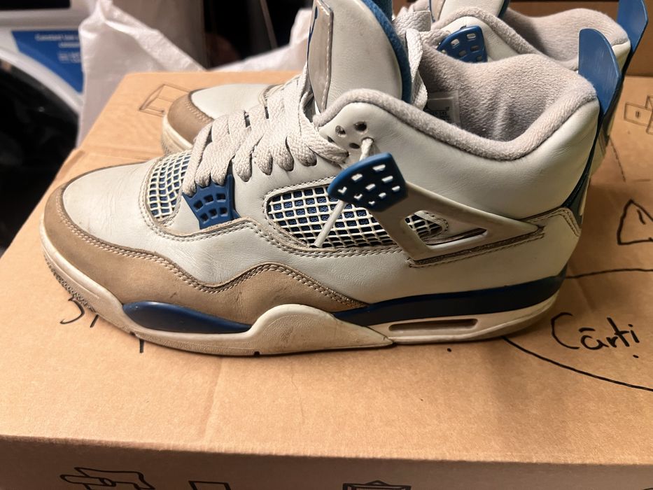 Vand Nike Air Jordan 4 Military Blue