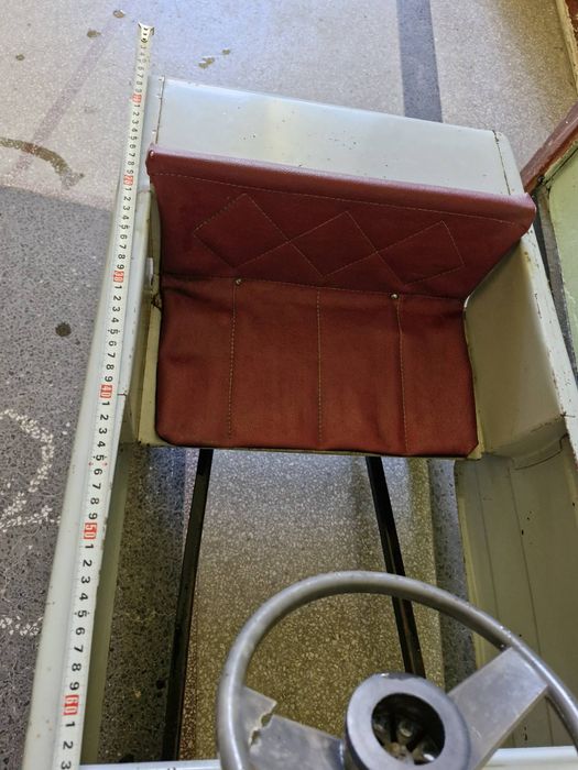 Стара метална количка с педали СССР