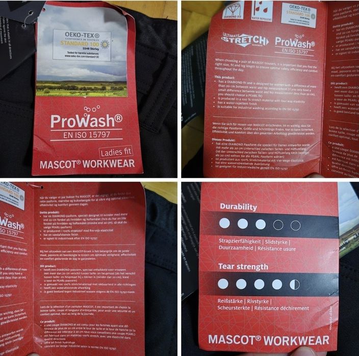 Pantaloni Lucru Lux Mascot Accelerate, 4-Way Stretch, Damă - 38