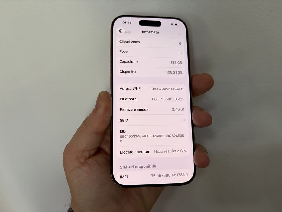 Iphone 16 Pro, 128 gb, Desert Titanium