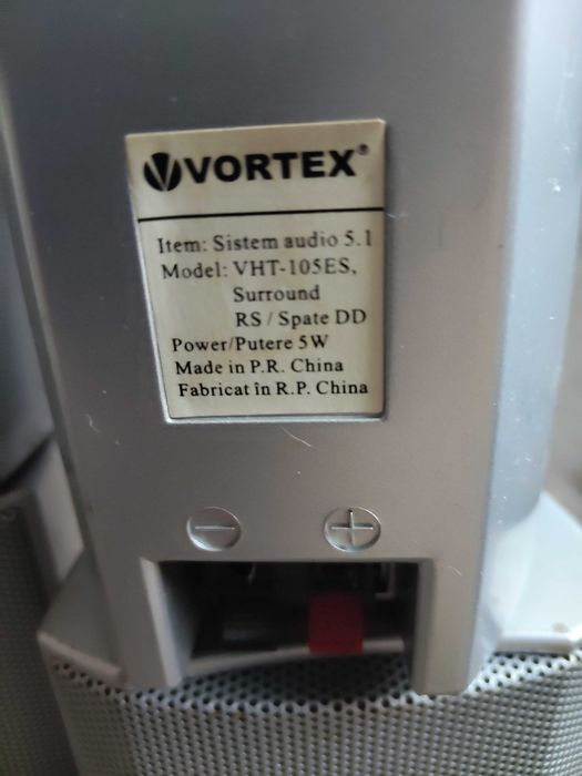 4 Satelititi Vortex 5W/8 Ohm + 1 miniboxa