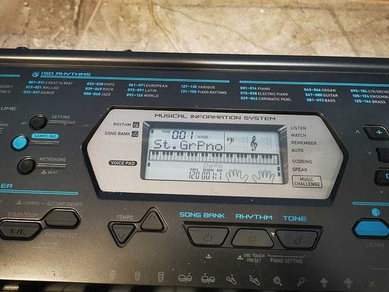 компютърна миди клавиатура CASIO CTK-2100 синтезатор 5 октави и USB