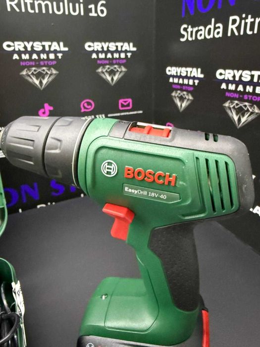 Masina de gaurit insurubat - Bosch EasyDrill 18V 40 Noua