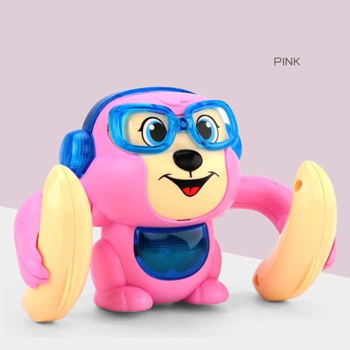 Бебешка играчка търкаляща се маймунка