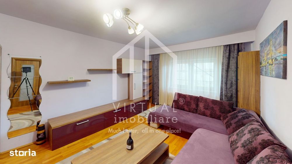 Apartament de vanzate in Sibiu cu 2 camere mobilat, bloc cu lift