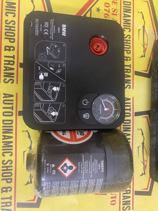 Compresor auto umflat roti original Bmw Kit pana Seria 3-4 F31 F34 F36