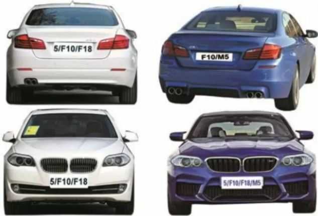 М5 пакет G30 look за BMW F10 / F18 (2010-2017) - M5 дизайн, G30 look