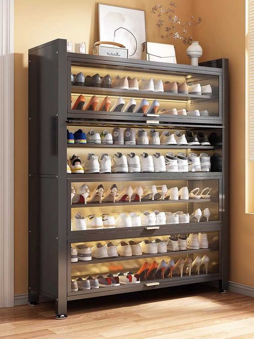 Oyoq kiyim uchun devor stельaj | Настенный металлический шкаф