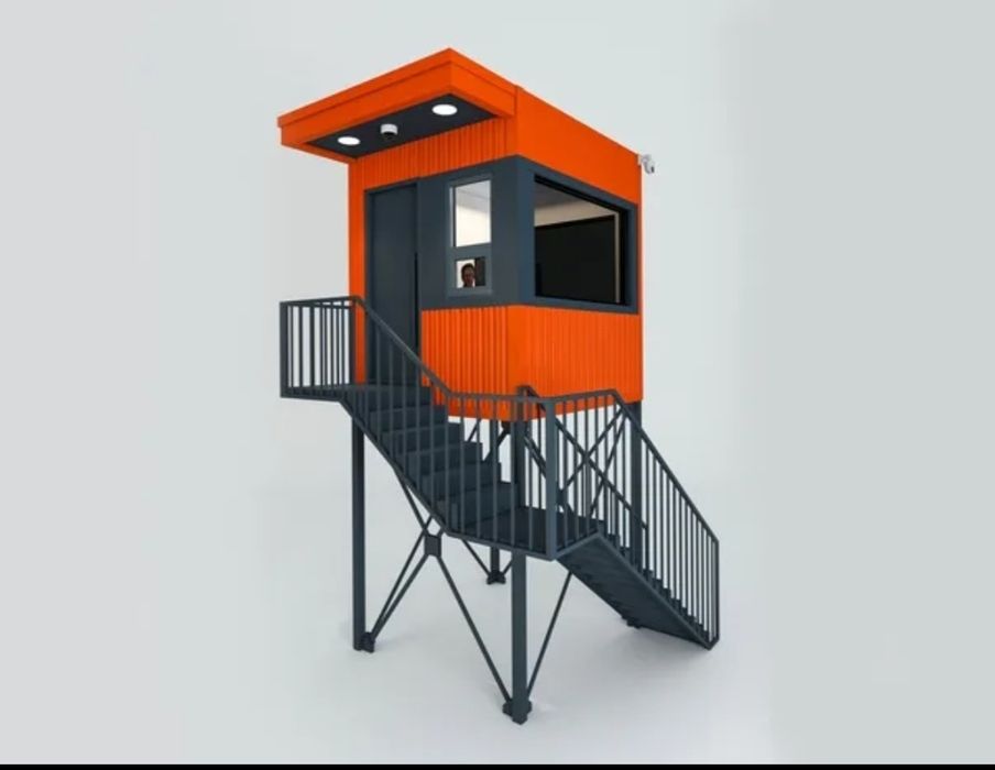 Охранная будка | Пост охраны | Бытовка охранника утеплённая