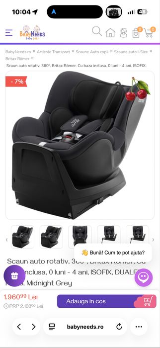 Scaun auto copii