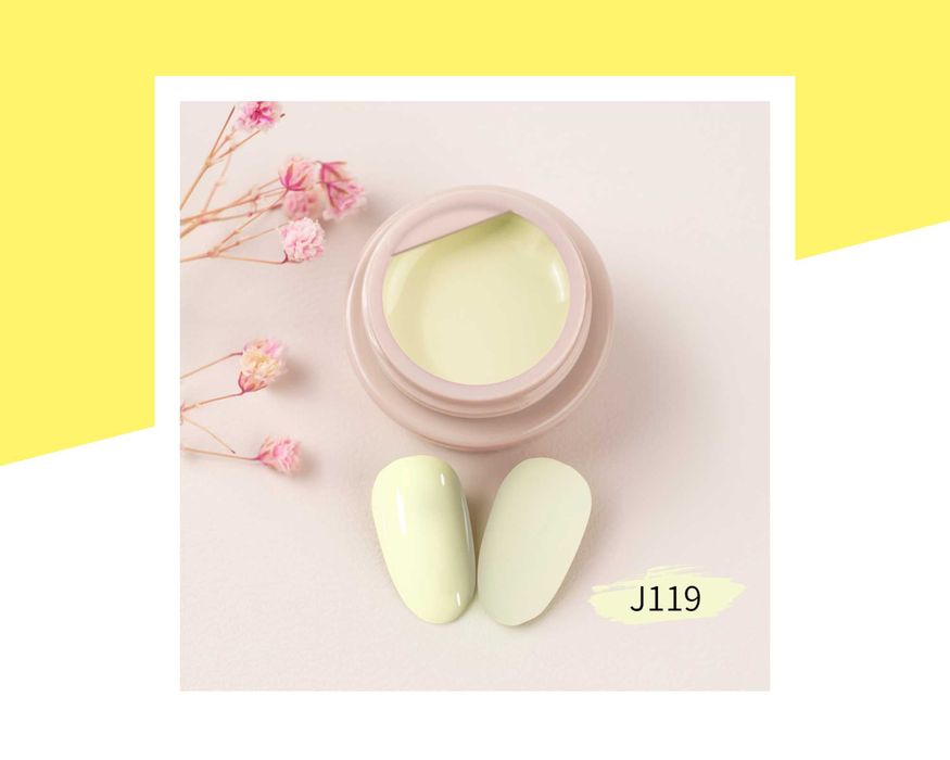 Комплект UV/LED пастелни гел бои серия "Macaron" GDCOCO – 6 броя