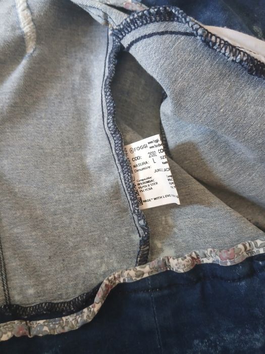 Gheaca de blugi firma de la Foggi Denim marime L